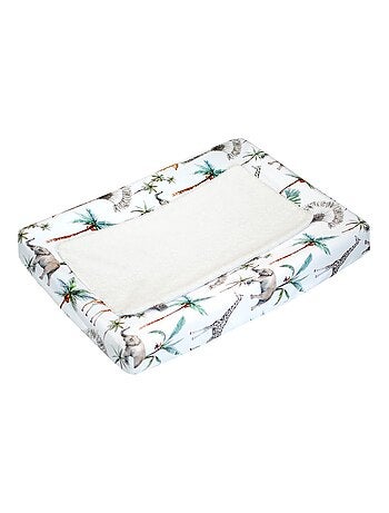 Sevira kids | set housse de matelas à langer + tapis de change safari