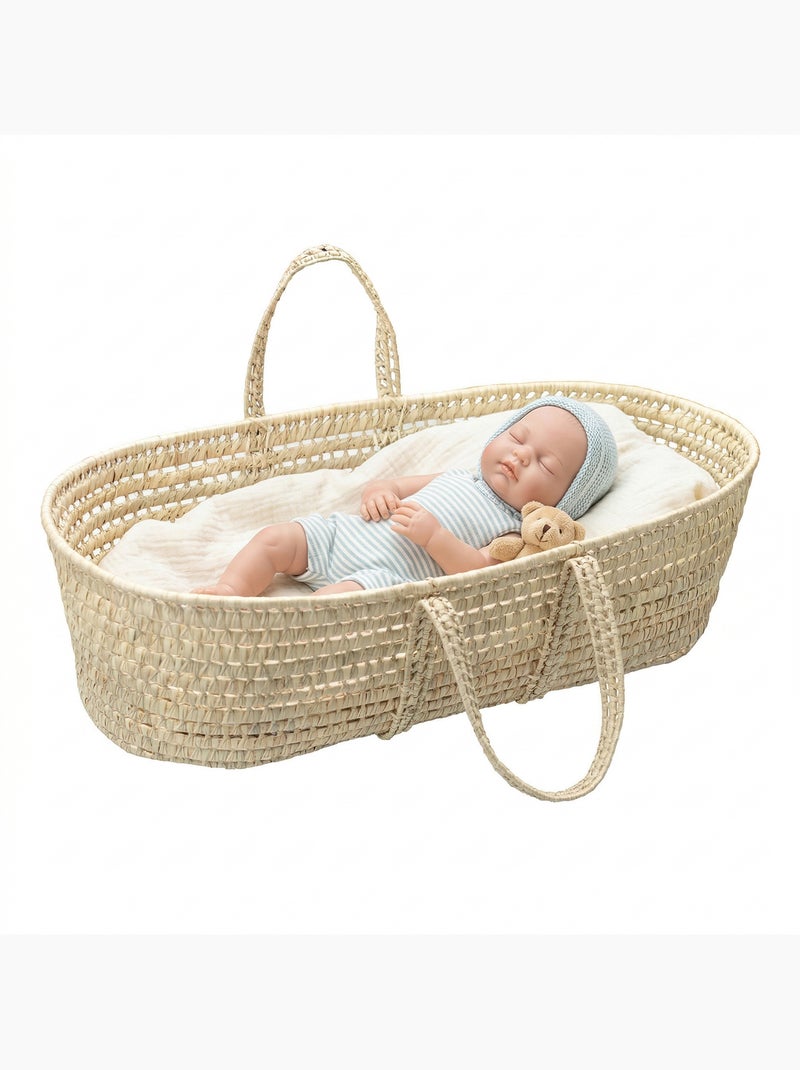 Sevira kids | sevira kids | jouet couffin poupée 60cm en fibres naturelles Beige - Kiabi