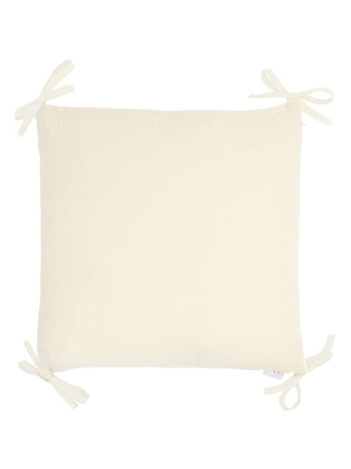 Sevira kids | taie de coussin modulable avec liens à nouer en gaze de coton - Kiabi