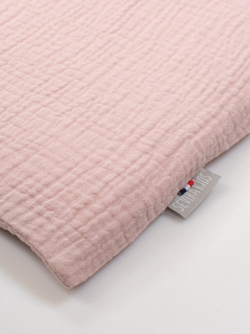 Sevira kids | taie de coussin modulable avec liens à nouer en gaze de coton - Kiabi