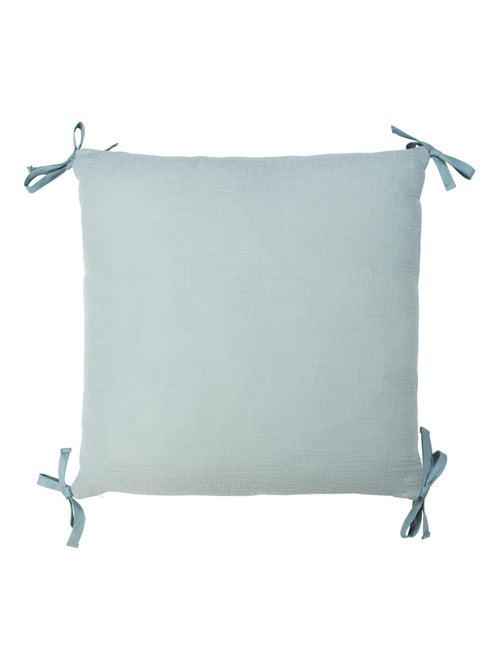 Sevira kids | taie de coussin modulable avec liens à nouer en gaze de coton - Kiabi