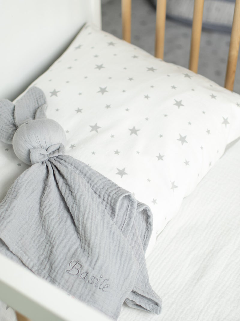 Sevira kids | taie d'oreiller en coton réversible stella Blanc - Kiabi