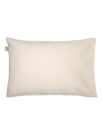 Sevira kids | taie d'oreiller unie en coton nid d'abeille