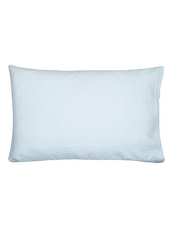 Sevira kids | taie d'oreiller unie en coton nid d'abeille
