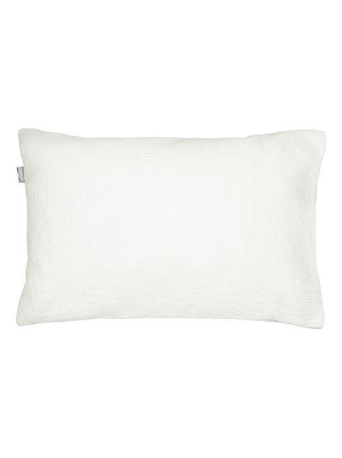 Sevira kids | taie d'oreiller unie en coton nid d'abeille - Kiabi