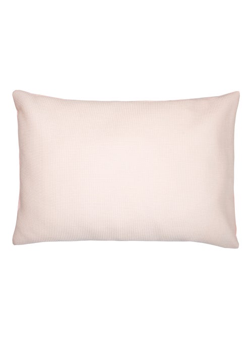 Sevira kids | taie d'oreiller unie en coton nid d'abeille - Kiabi