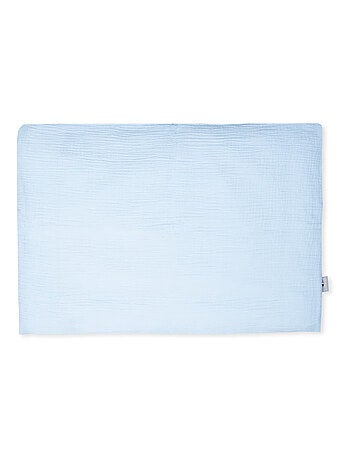 Sevira kids | taie d'oreiller unie en double gaze de coton