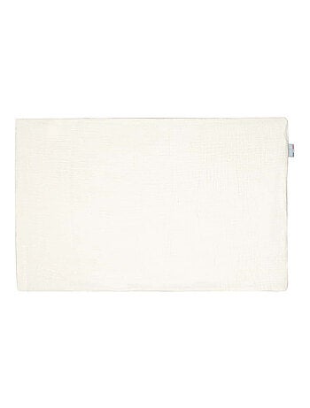 Sevira kids | taie d'oreiller unie en double gaze de coton