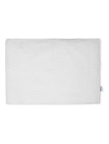 Sevira kids | taie d'oreiller unie en double gaze de coton