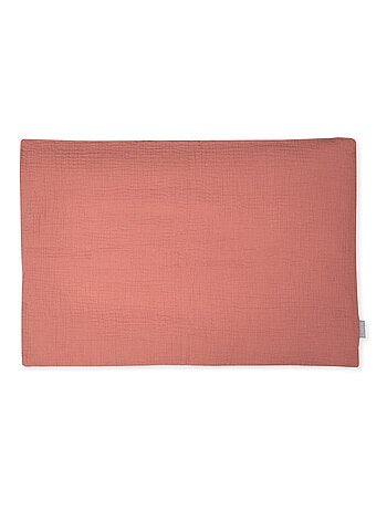 Sevira kids | taie d'oreiller unie en double gaze de coton