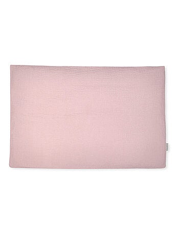 Sevira kids | taie d'oreiller unie en double gaze de coton