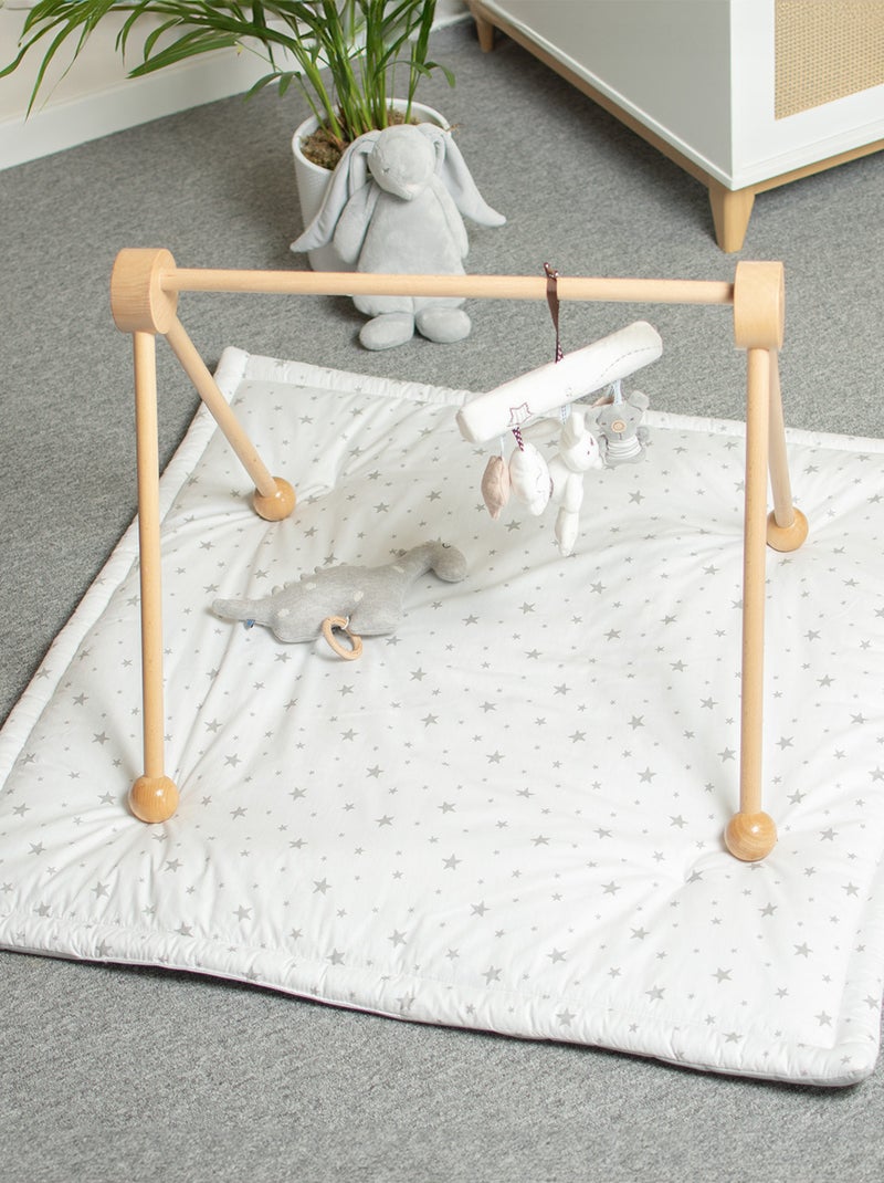 Sevira kids | tapis de parc tapis d'éveil réversible stella Blanc - Kiabi