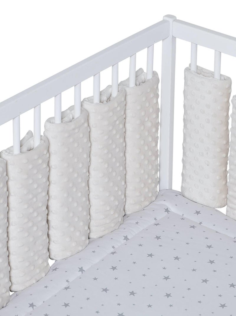 Sevira kids | tour de lit modulable 10 pièces extra doux minky Ecru - Kiabi