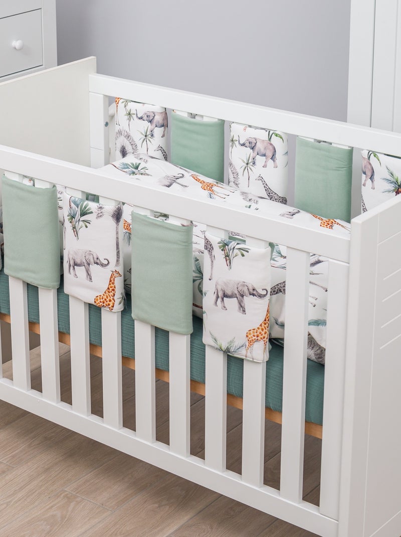 Sevira kids | tour de lit modulable et réversible safari Vert - Kiabi