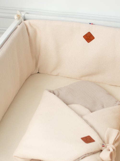 Sevira kids | tour de lit universel en gaze de coton nid d'abeille - Kiabi