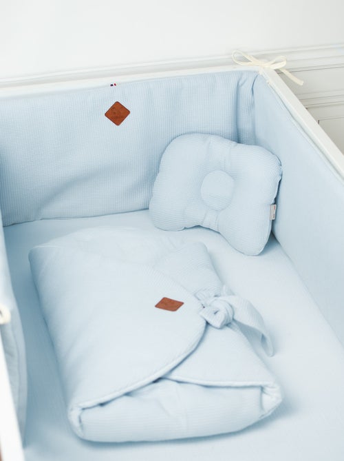 Sevira kids | tour de lit universel en gaze de coton nid d'abeille - Kiabi
