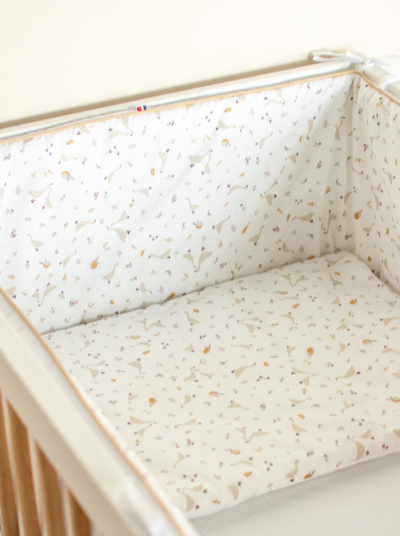 Sevira kids | tour de lit universel en gaze de coton sidonia Blanc - Kiabi