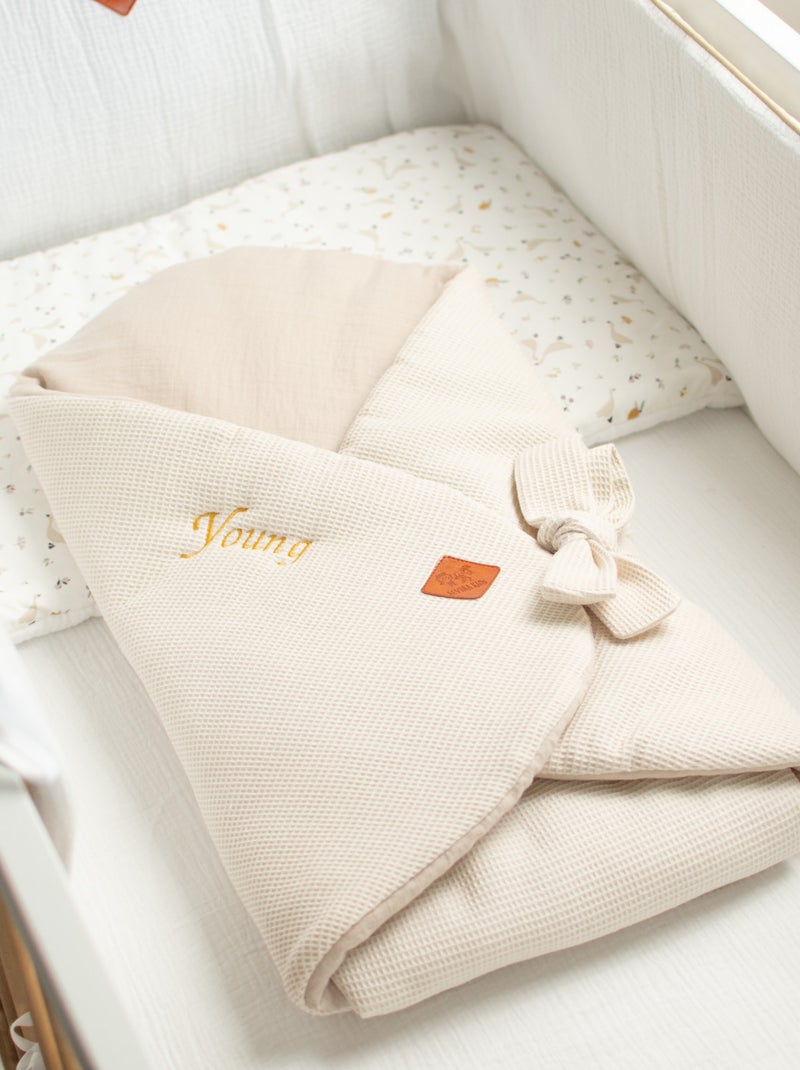 Sevira kids | tour de lit universel en gaze de coton sidonia Blanc - Kiabi