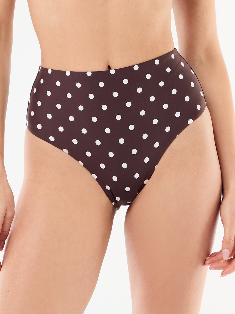 Shapewear bikinibroekje met hoge taille Rood - Kiabi