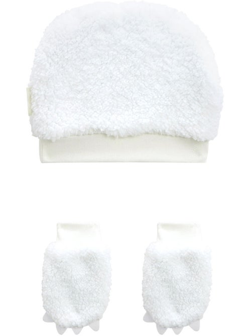 Sherpa babymutsje + Alaska wanten - Kiabi