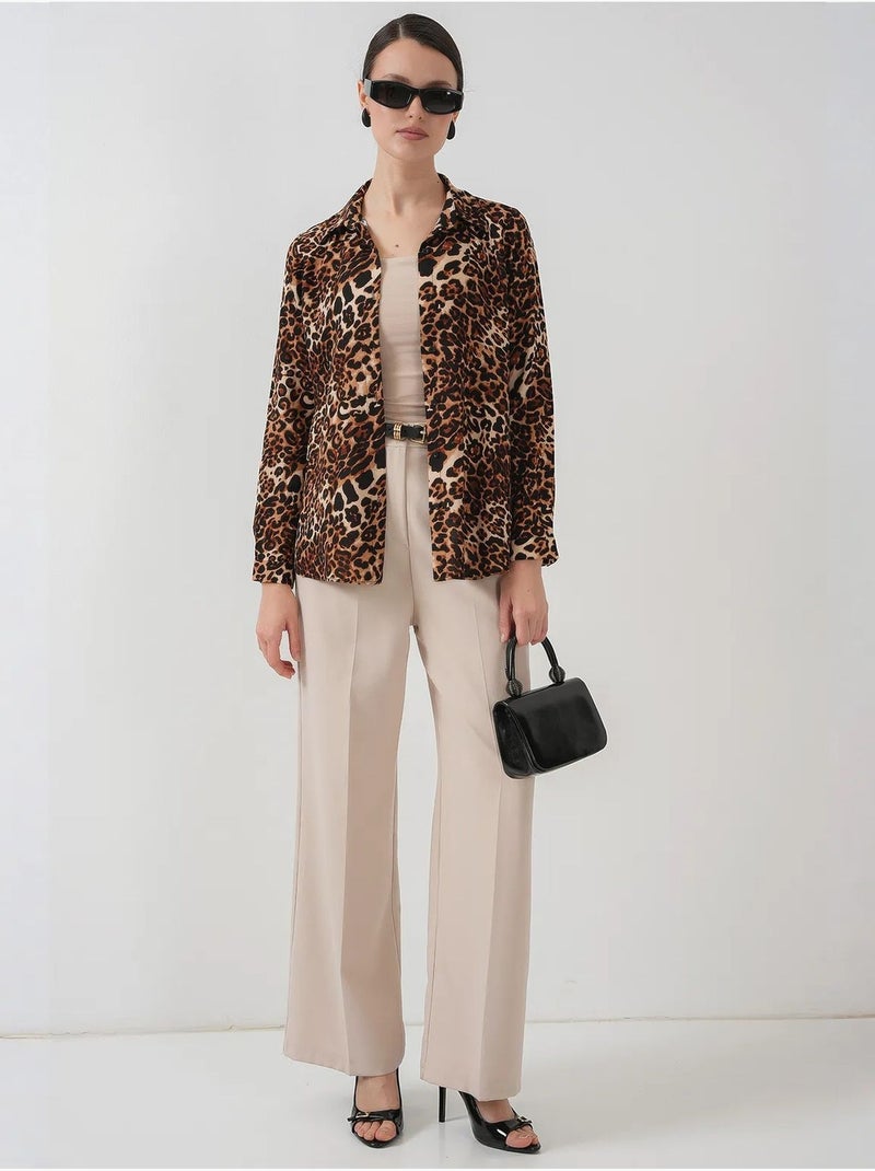 Shirt met print en lange mouwen bdart Bruin - Kiabi