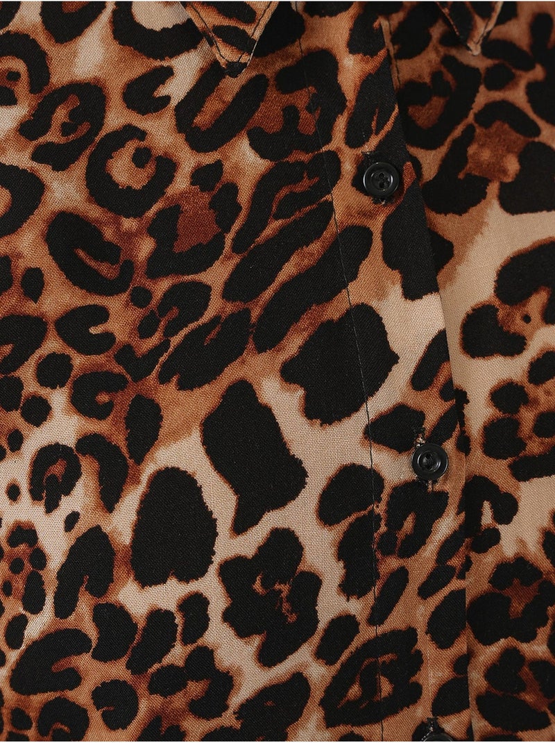 Shirt met print en lange mouwen bdart Bruin - Kiabi