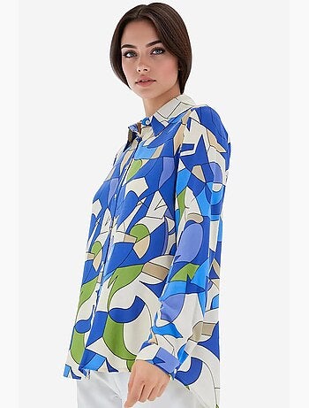 Shirt met print en lange mouwen bdart