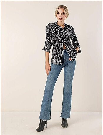 Shirt met print en lange mouwen bdart