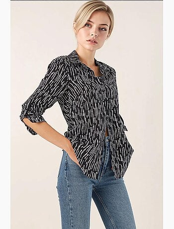 Shirt met print en lange mouwen bdart