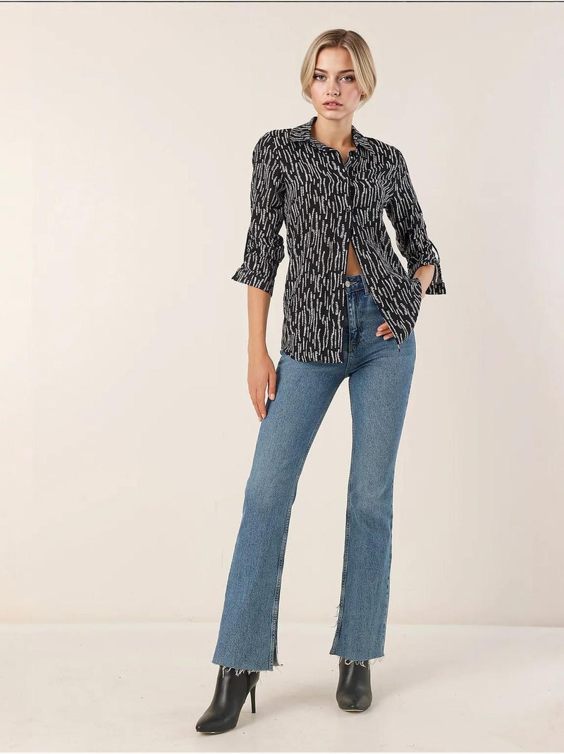 Shirt met print en lange mouwen bdart Grijs - Kiabi
