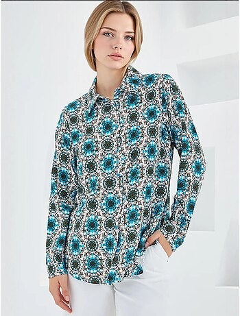 Shirt met print en lange mouwen bdart