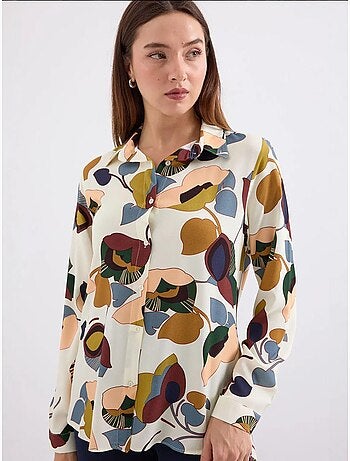 Shirt met print en lange mouwen bdart