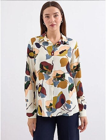 Shirt met print en lange mouwen bdart