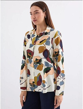 Shirt met print en lange mouwen bdart