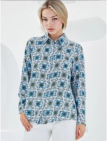Shirt met print en lange mouwen bdart