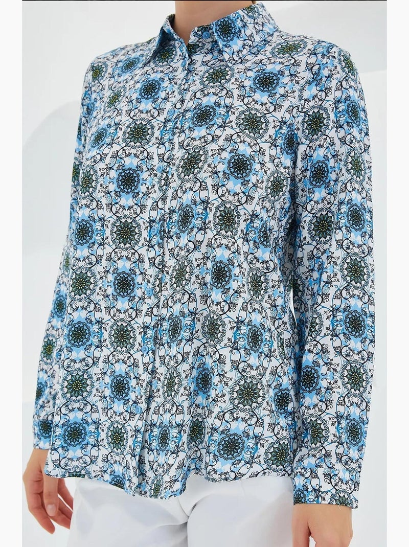 Shirt met print en lange mouwen bdart Lichtblauw - Kiabi