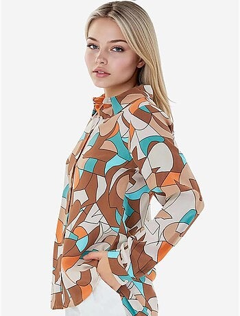 Shirt met print en lange mouwen bdart
