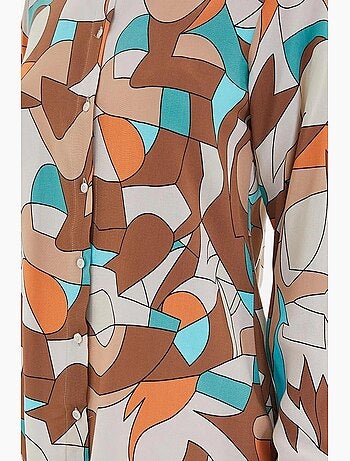Shirt met print en lange mouwen bdart