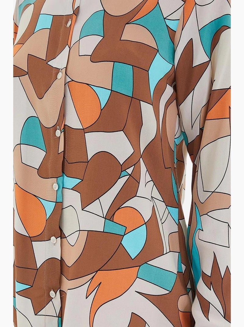Shirt met print en lange mouwen bdart Lichtbruin - Kiabi