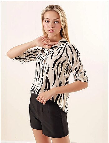 Shirt met print en lange mouwen bdart