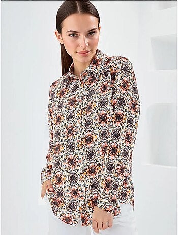 Shirt met print en lange mouwen bdart