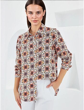 Shirt met print en lange mouwen bdart