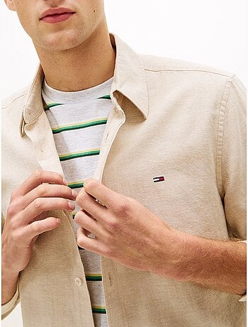 Tommy hilfiger tjm lichtblauw overhemd voor heren