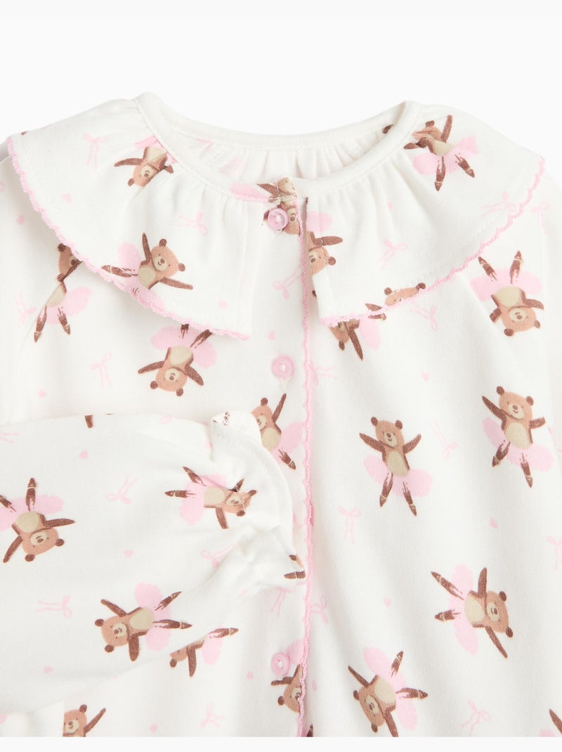 Shirt pyjama, mo fashion Wit - Kiabi