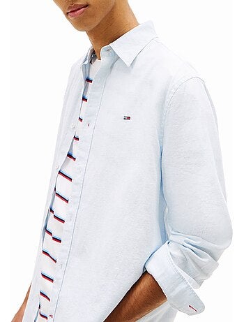 Tommy hilfiger tjm groen herenoverhemd
