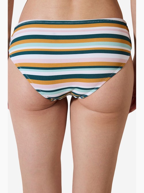 Shona hipster bikinibroek met structuur en strepen penti - Kiabi Shona hipster bikinibroek met structuur en strepen penti - Kiabi