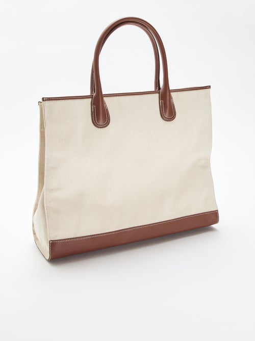 Shopper van canvas - Kiabi