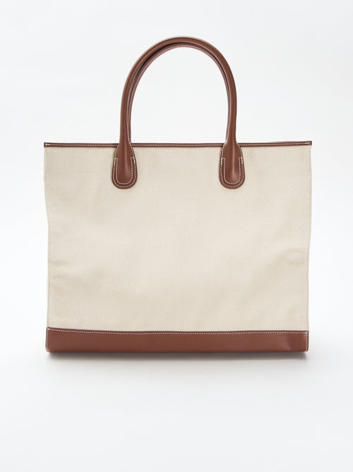 Shopper van canvas - Kiabi