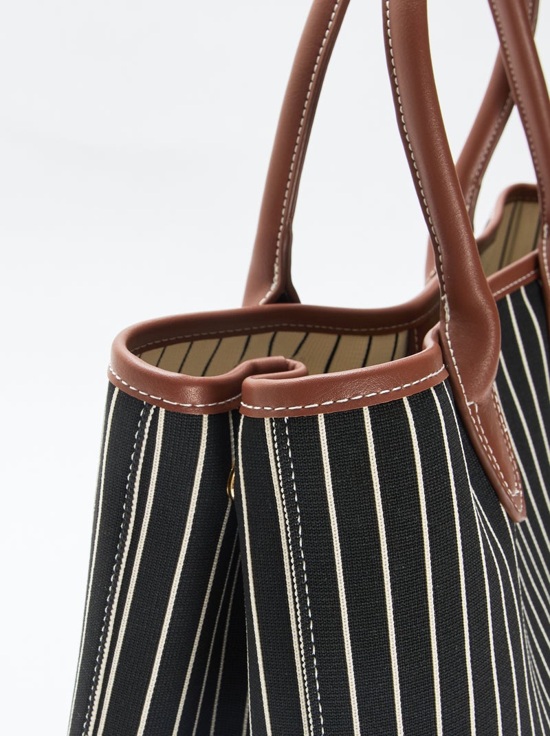 Shopper van stof Zwart - Kiabi
