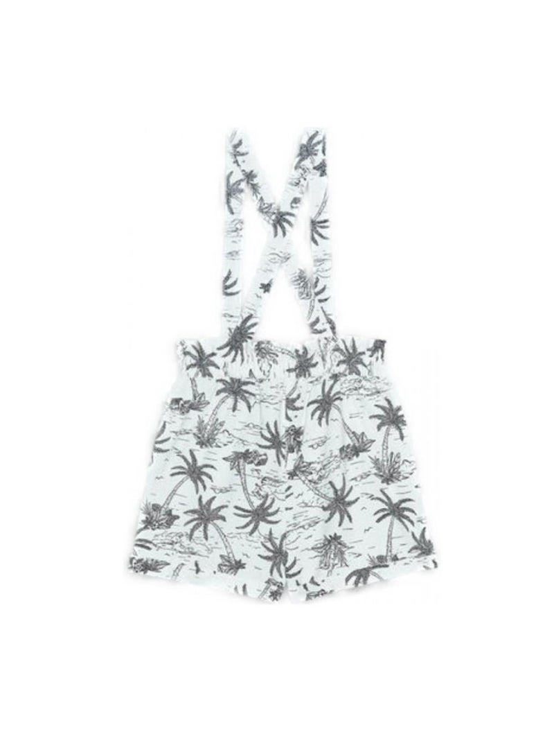 Short à bretelles Fille Teddy Smith Ecru - Kiabi